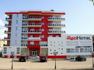 Отель "Red Hotel". Адрес: Краснодарский край, Анапский р-н., 
г-к. Анапа, Анапское шоссе 1-В.